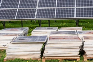 solar panels to be recycled