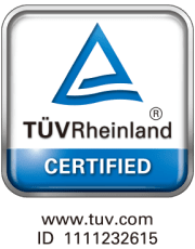 TÜV Rheinland Certified