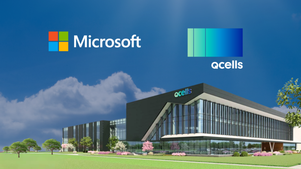 Microsoft and Qcells