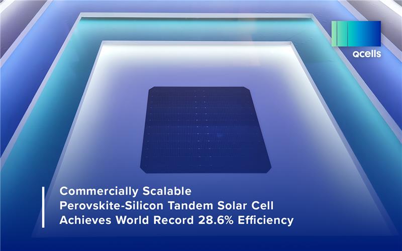 Qcells Tandem Solar Cell World Record