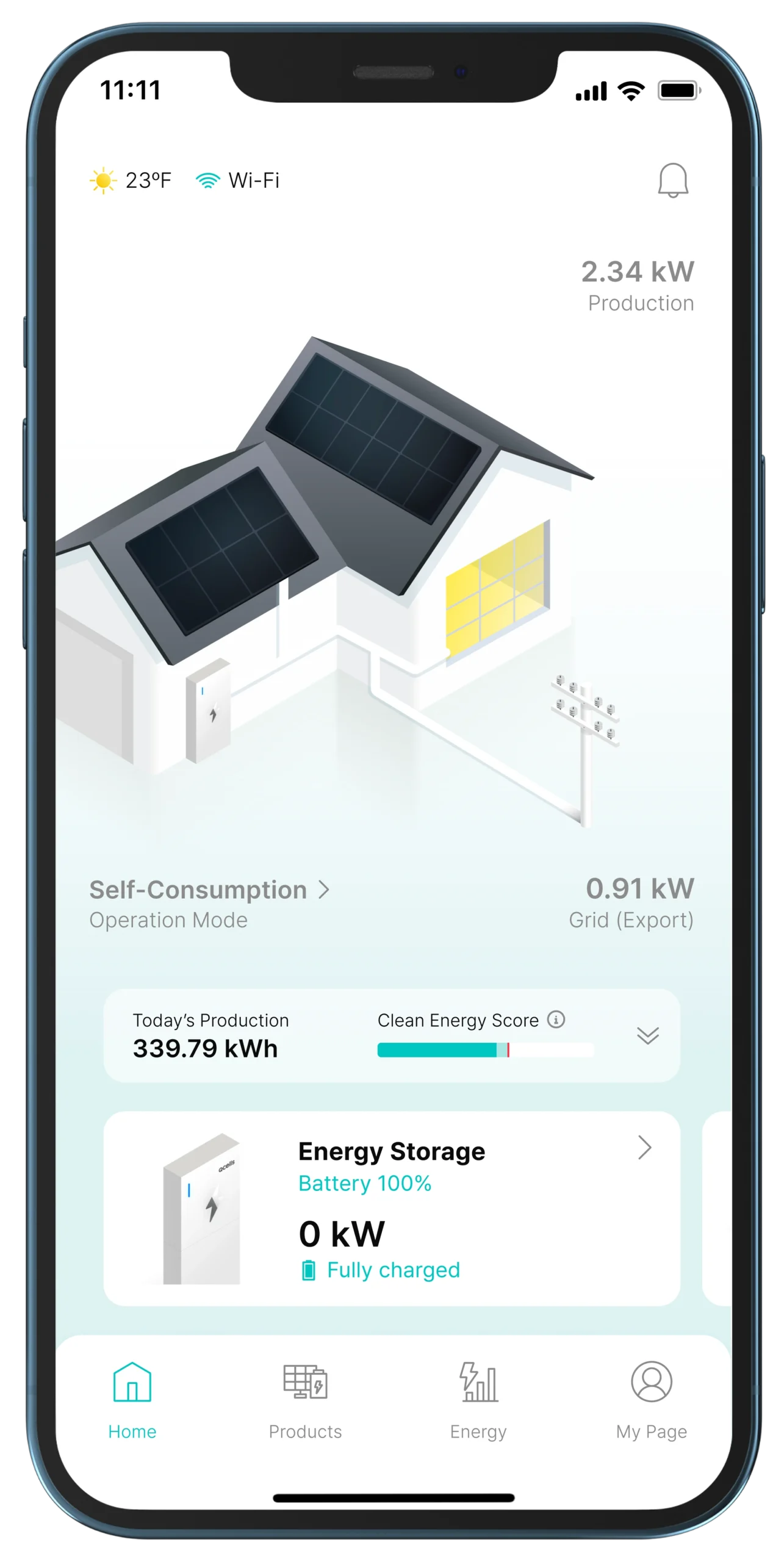 Q.OMMAND Home app home overview
