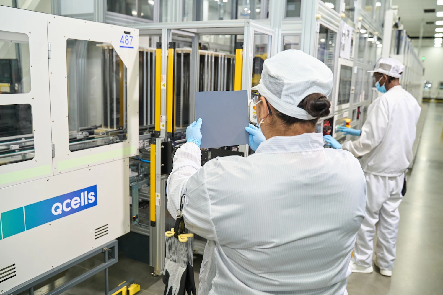 Qcells Factory Worker